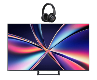 Hisense 55E8Q 55" Mini LED 144 Hz 4K + SŁUCHAWKI NAUSZNE SOUNDCORE - 1531996 - zdjęcie 1